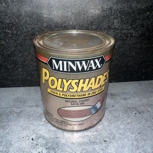 Minwax PolyShades Natural Cherry Satin 1 Quart New